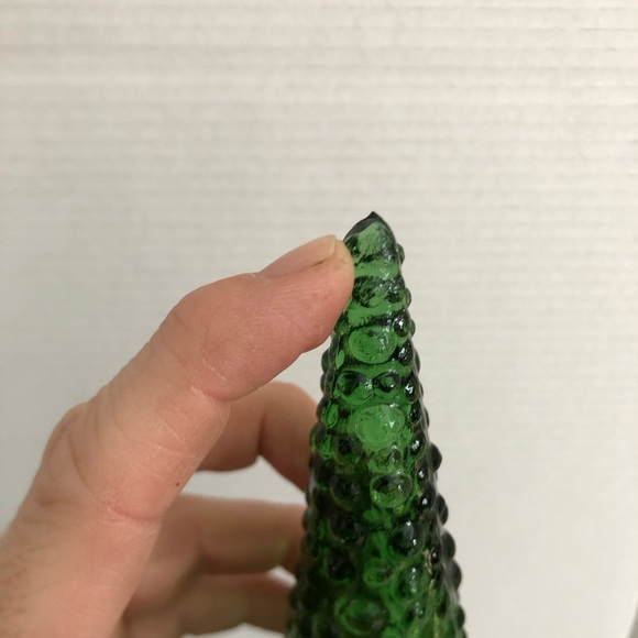 Vtg Empoli Italy Hobnail Genie Bottle with Stopper - Picture 11 of 17